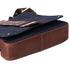 Christian Dior Street Chic Shoulder Bag Navy Brown Denim Leather